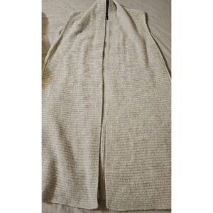 Charter Club Womens Luxury Cashmere Cardigan Sweater Size M Sleeveless Gray